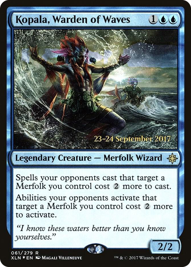 0061 Kopala, Warden of Waves R Prerelease Cards