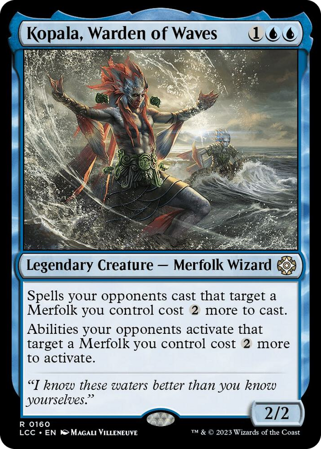 0160 Kopala, Warden of Waves R Commander: The Lost Caverns of Ixalan