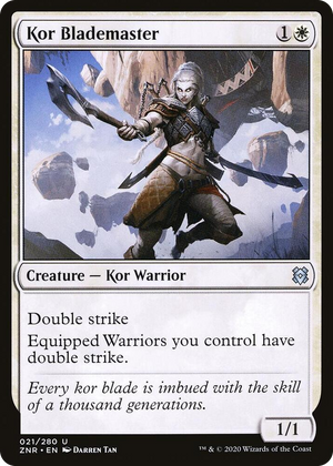 0021 Kor Blademaster U Zendikar Rising