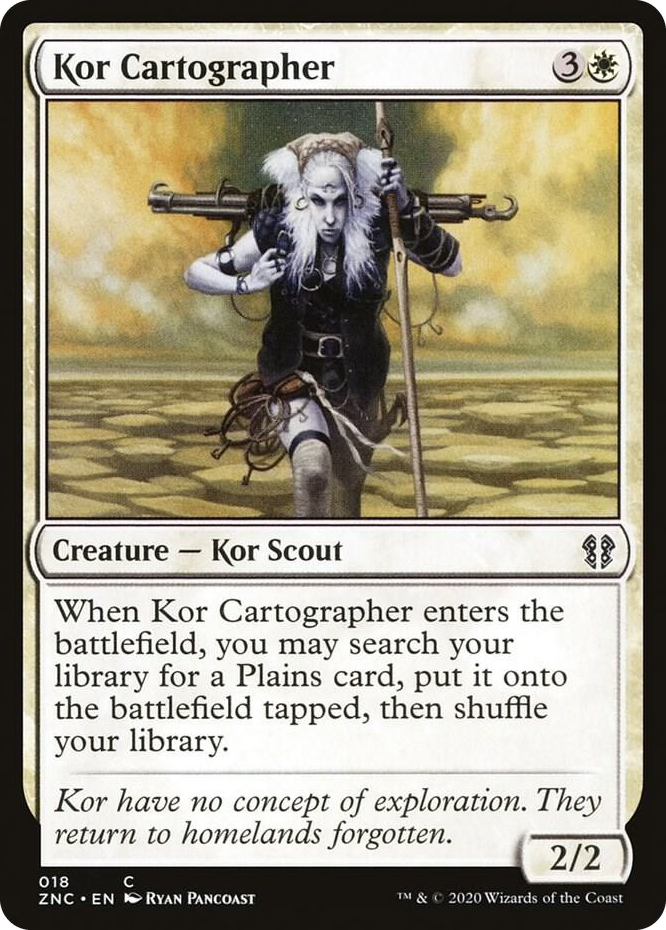 0018 Kor Cartographer C Commander: Zendikar Rising