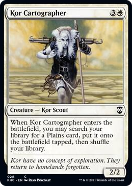 0028 Kor Cartographer C Commander: Kaldheim