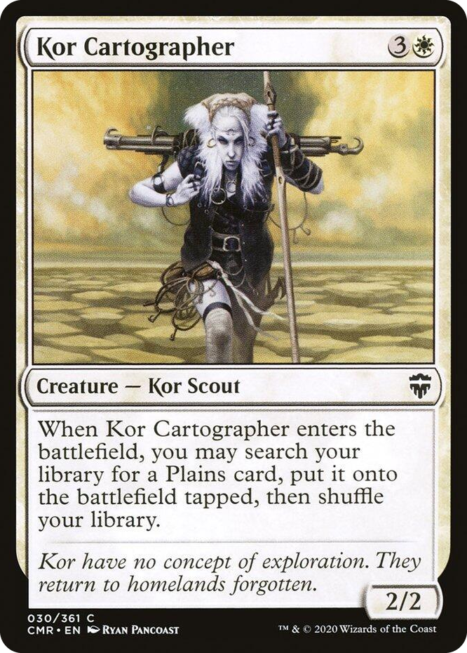 0030 Kor Cartographer (30) C Commander Legends
