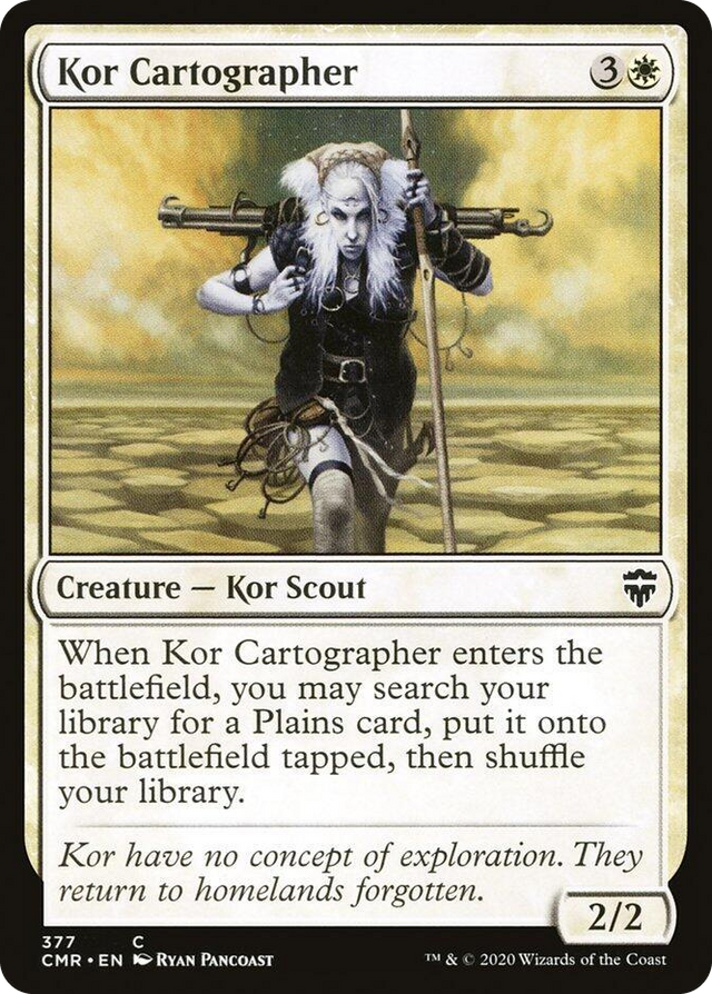0377 Kor Cartographer (377) C Commander Legends