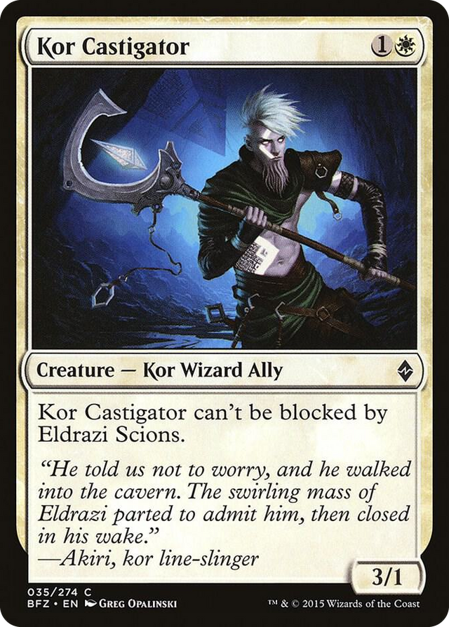 0035 Kor Castigator C Battle for Zendikar