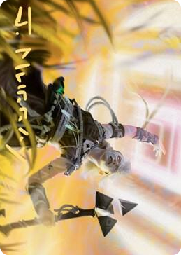 0041 Kor Celebrant Art Card (Gold-Stamped Signature) S Art Series: Zendikar Rising
