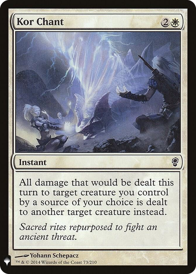 Kor Chant #73 C - The List Reprints Pokemon card