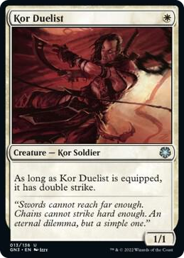 0013 Kor Duelist U Magic Game Night: Free-For-All