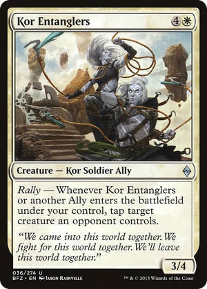 0036 Kor Entanglers U Battle for Zendikar