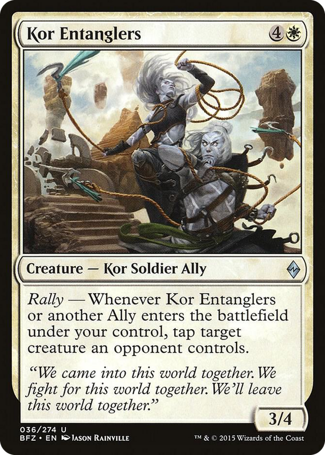 0036 Kor Entanglers U Battle for Zendikar