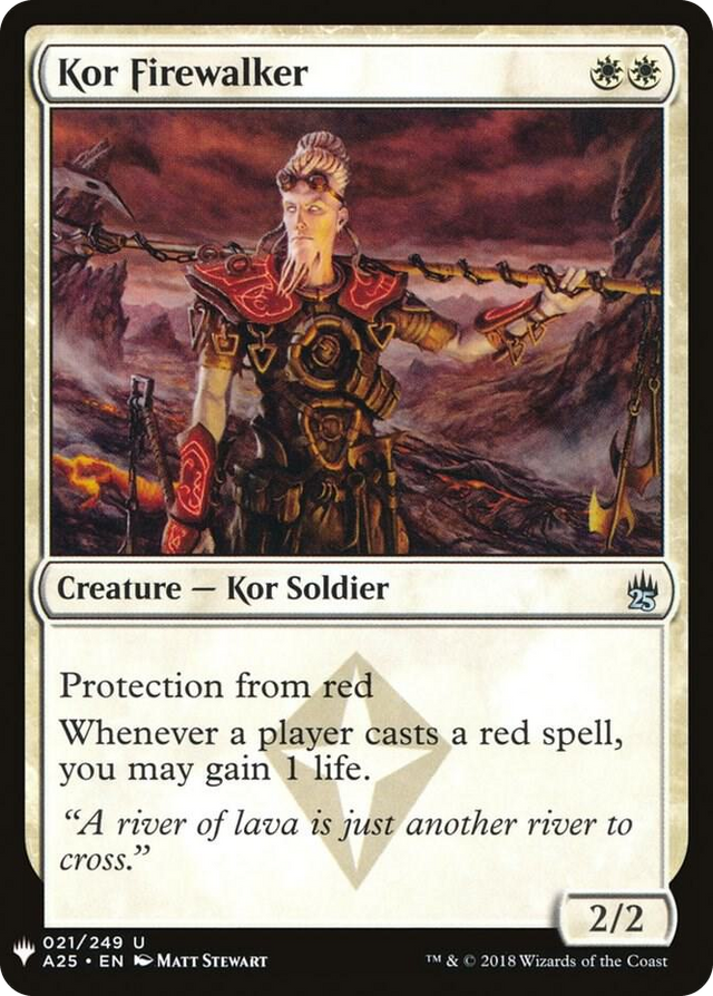 0021 Kor Firewalker U The List Reprints