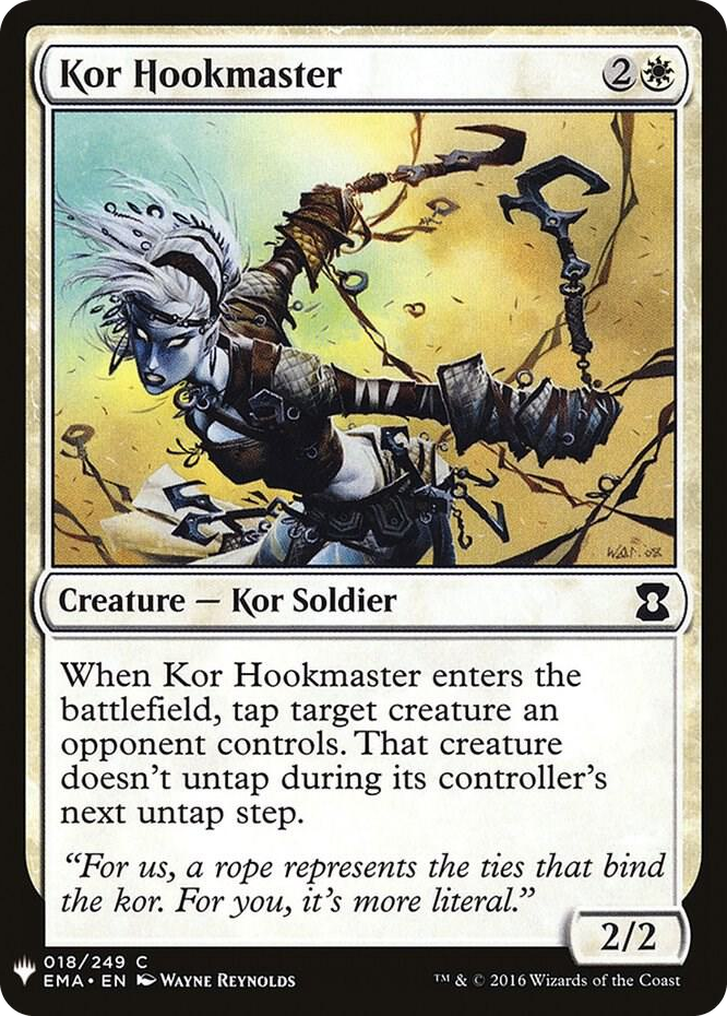 Kor Hookmaster #18 C - The List Reprints Pokemon card
