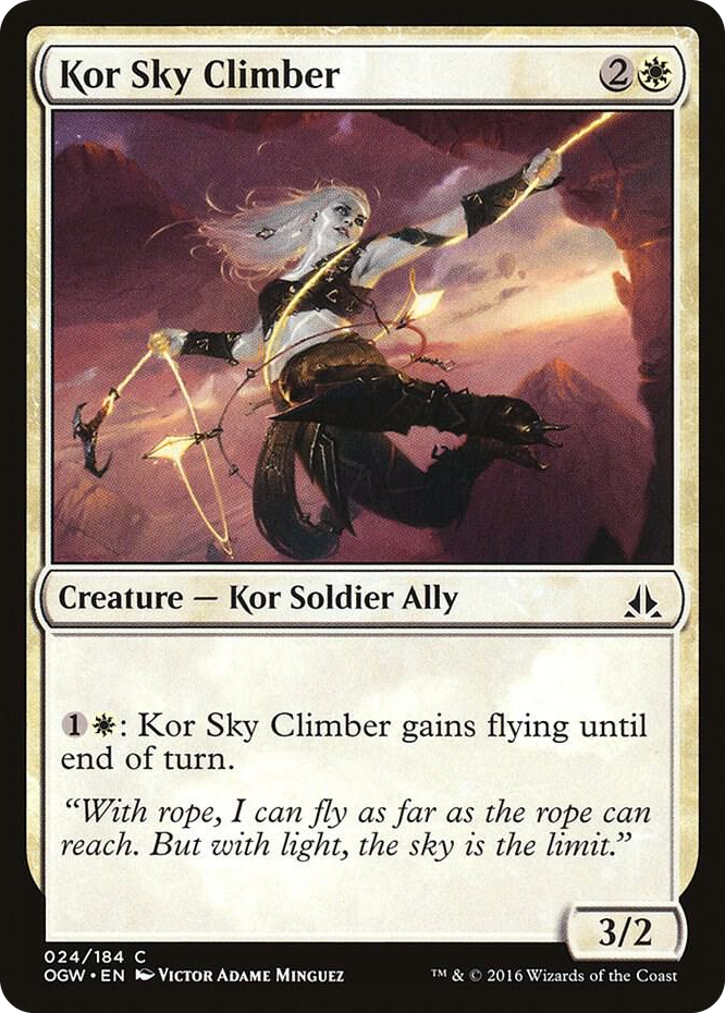 Kor Sky Climber #24 C - Oath of the Gatewatch Pokemon card
