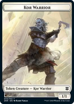 0004 Kor Warrior Token T Zendikar Rising