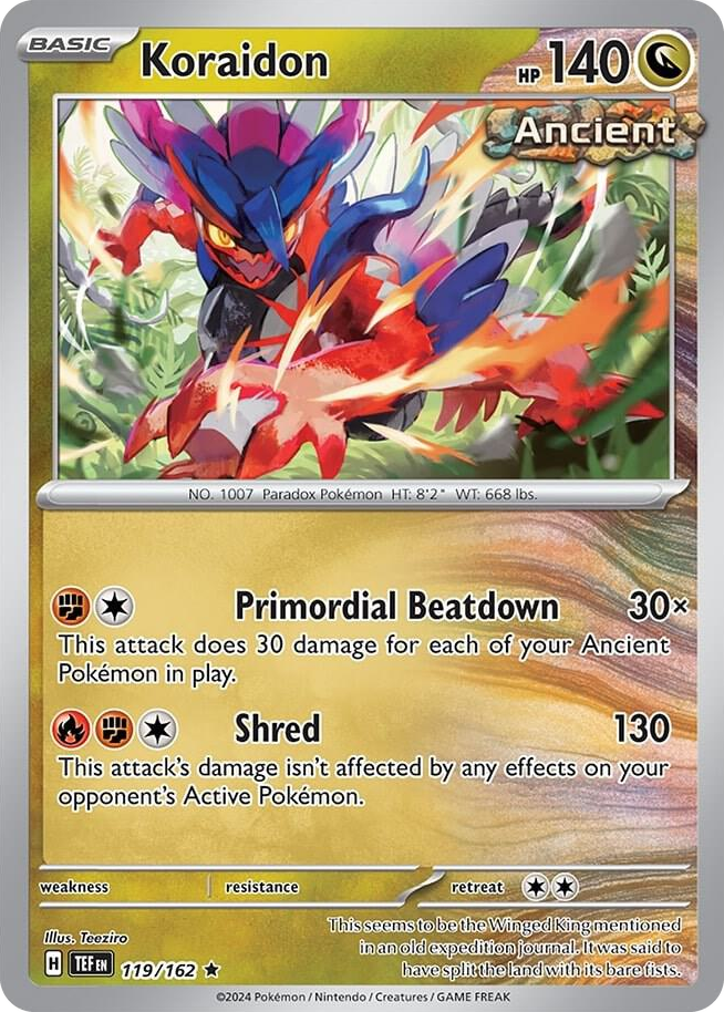 0119 Koraidon Rare Deck Exclusives