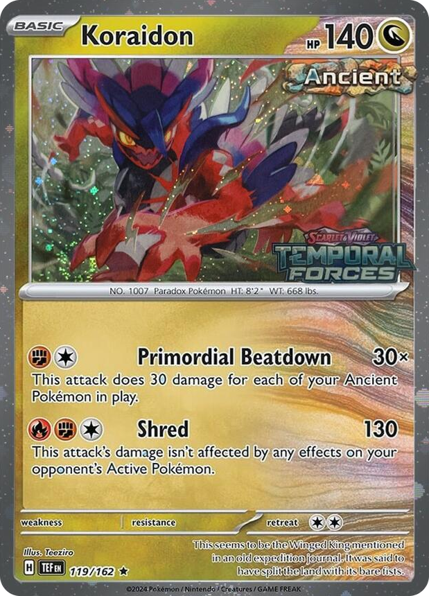 0119 Koraidon - 119/162 (European Promo) Promo Miscellaneous Cards & Products