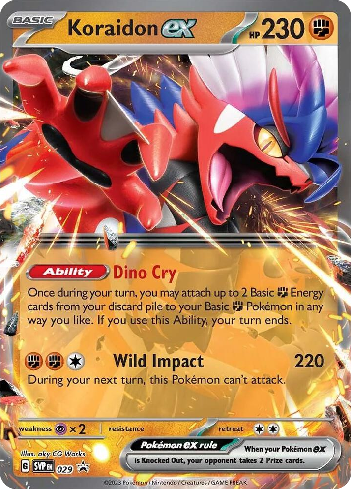 0029 Koraidon ex - 029 Promo Scarlet & Violet Promo Cards