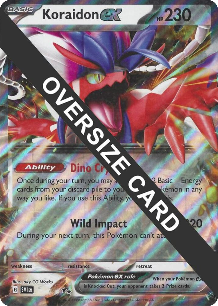 0125 Koraidon ex Ultra Rare Jumbo Cards