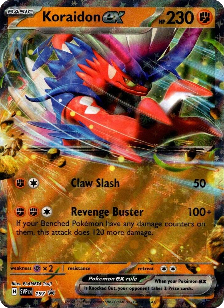 0197 Koraidon ex - 197 Promo Scarlet & Violet Promo Cards