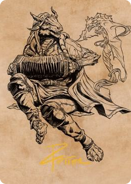 0068 Korlessa, Scale Singer Art Card (Gold-Stamped Signature) S Art Series: Commander Legends: Battle for Baldur's Gate