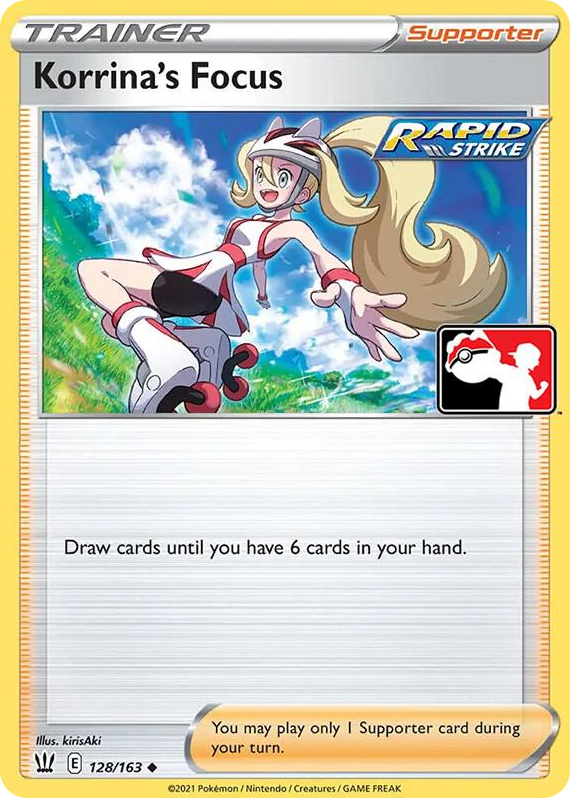 0128 Korrina's Focus Uncommon Prize Pack Series Cards