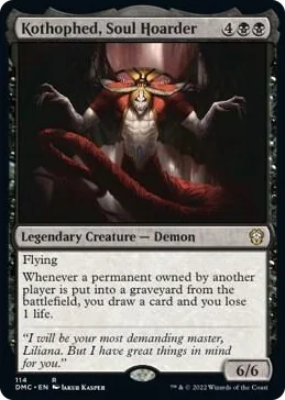 0114 Kothophed, Soul Hoarder R Commander: Dominaria United