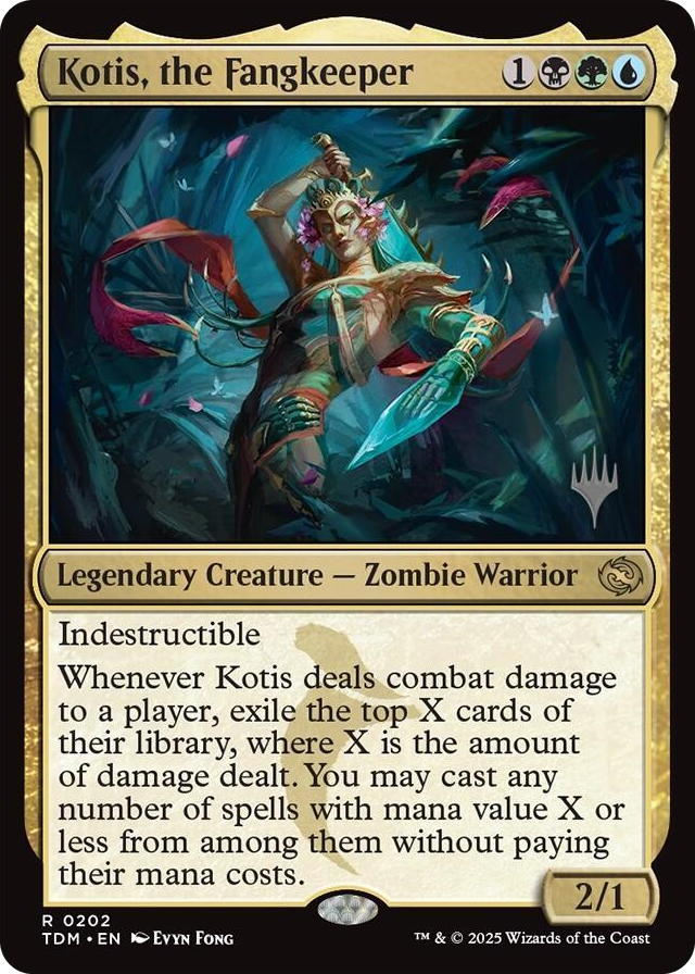 Kotis, the Fangkeeper #202 R - Promo Pack: Tarkir: Dragonstorm Pokemon card