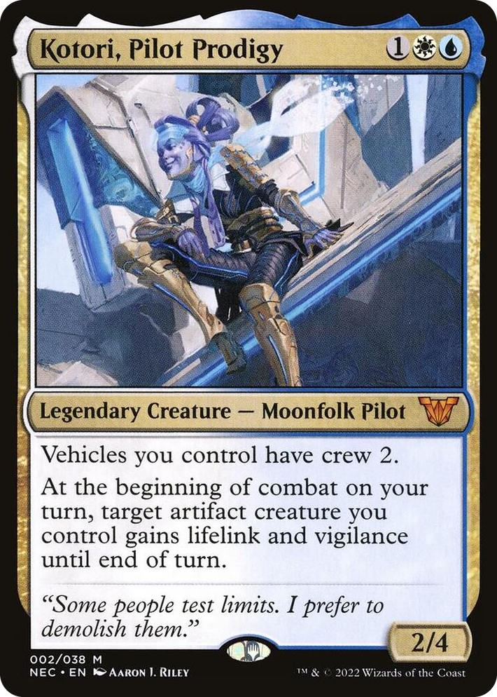 0002 Kotori, Pilot Prodigy M Commander: Kamigawa: Neon Dynasty