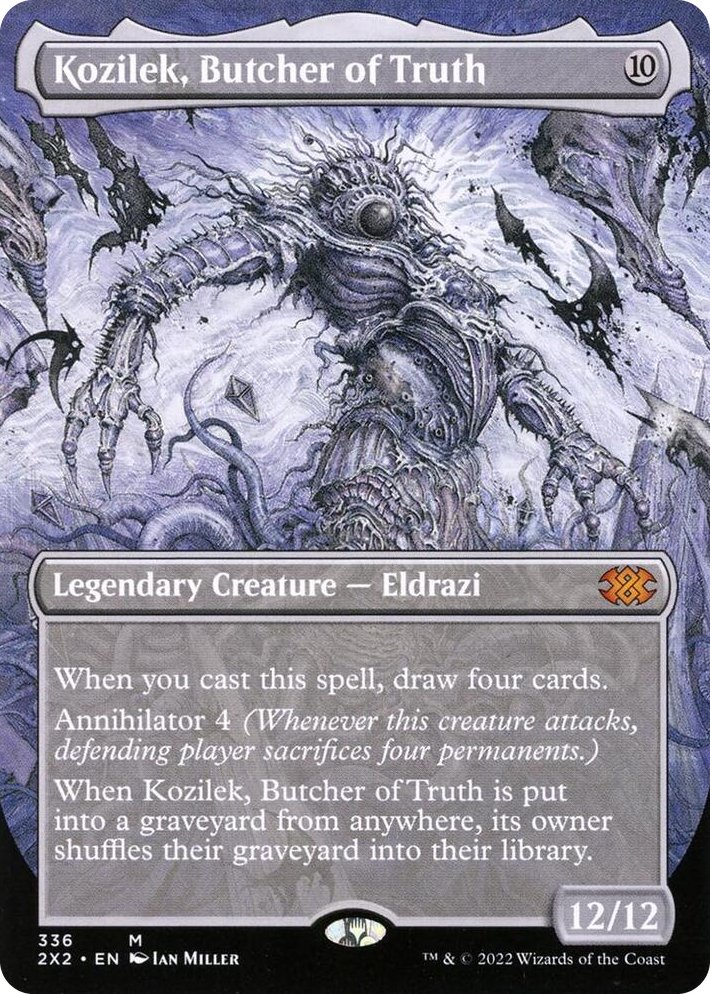 0336 Kozilek, Butcher of Truth (Borderless) M Double Masters 2022