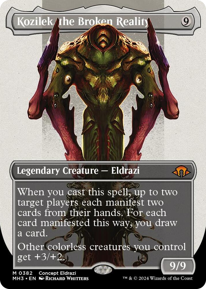 0382 Kozilek, the Broken Reality (Borderless) M Modern Horizons 3