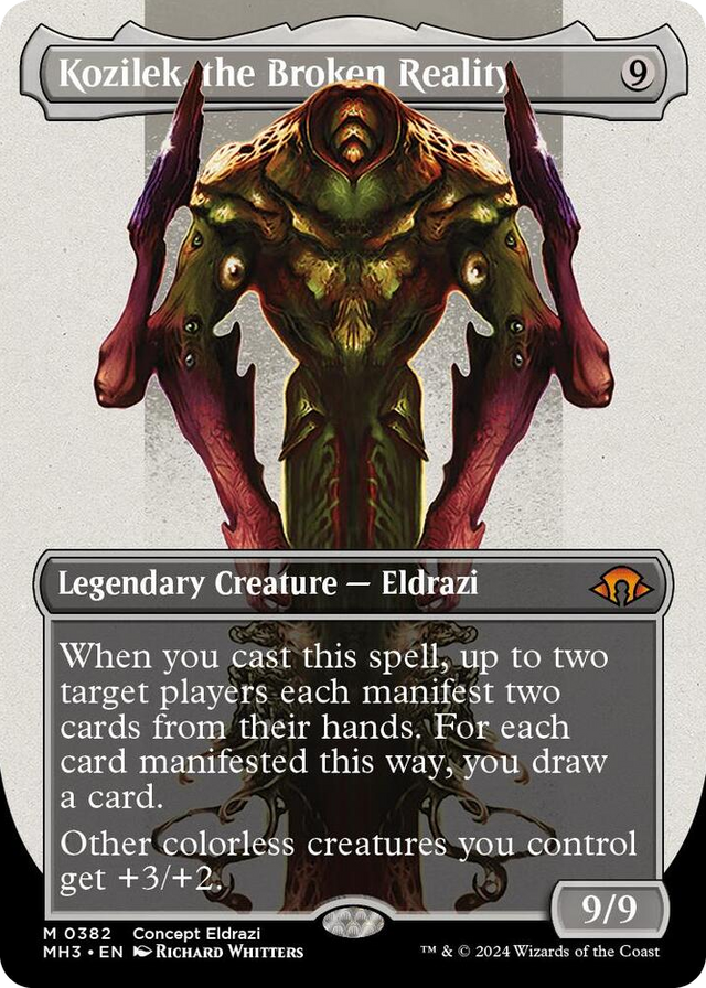 0382 Kozilek, the Broken Reality (Borderless) M Modern Horizons 3