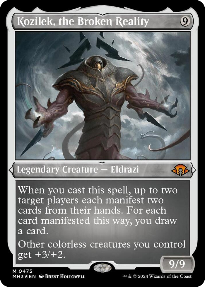 Kozilek, the Broken Reality (Foil Etched) #475 M - Modern Horizons 3 Pokemon card