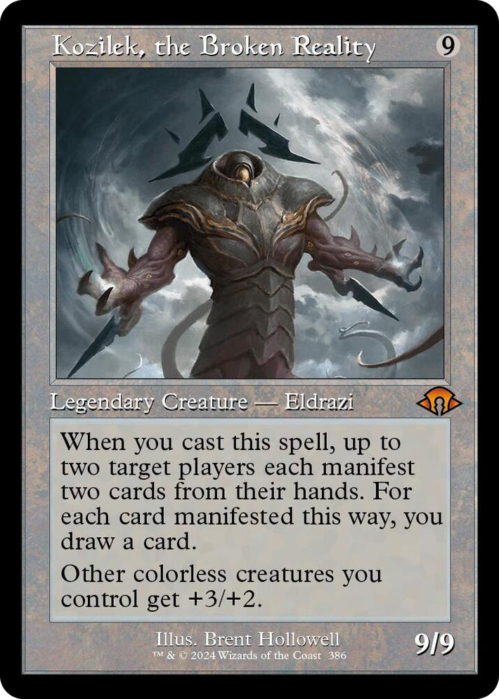 0386 Kozilek, the Broken Reality (Retro Frame) M Modern Horizons 3