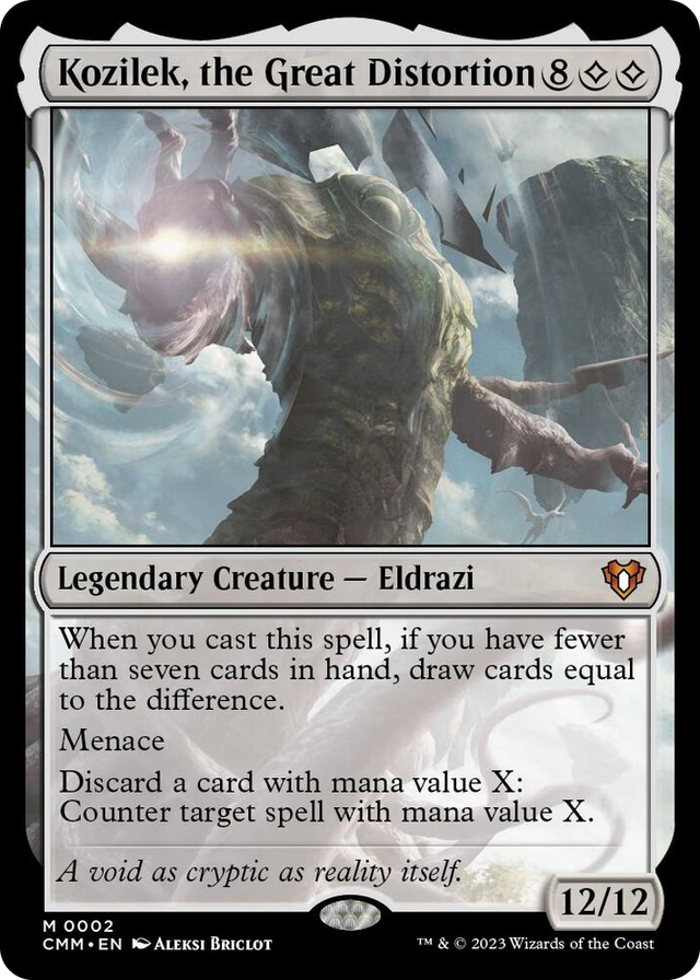 0002 Kozilek, the Great Distortion M Commander Masters