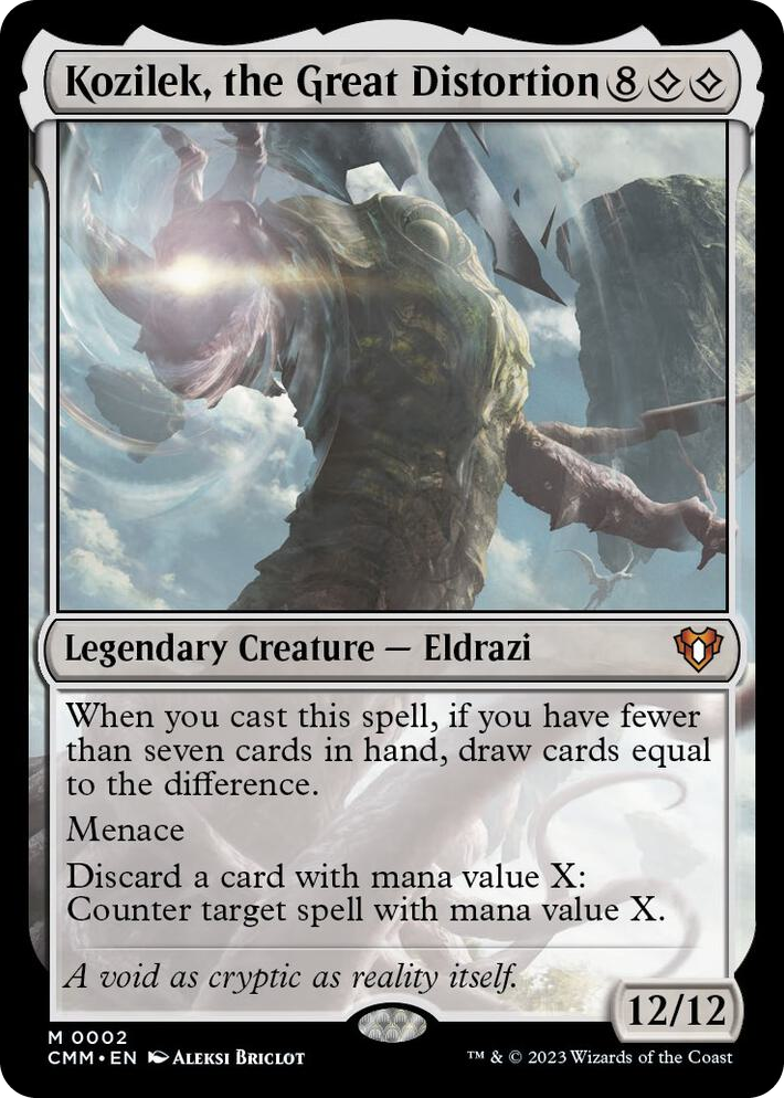 0002 Kozilek, the Great Distortion M Commander Masters