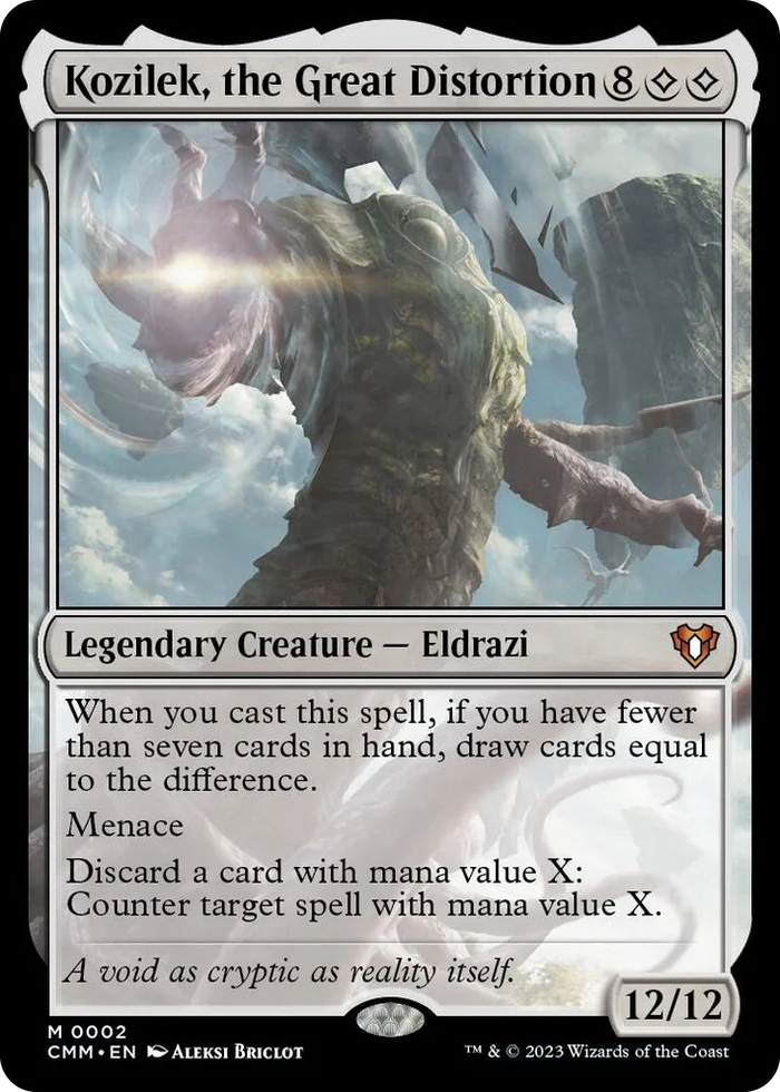 0002 Kozilek, the Great Distortion M Commander Masters