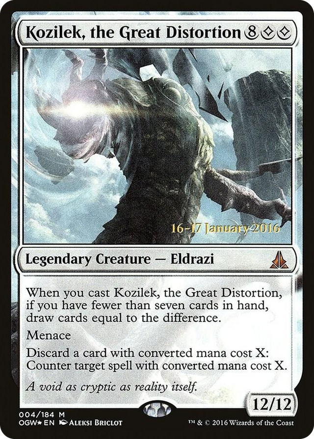 0004 Kozilek, the Great Distortion M Prerelease Cards