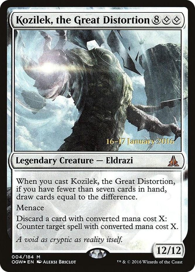 0004 Kozilek, the Great Distortion M Prerelease Cards