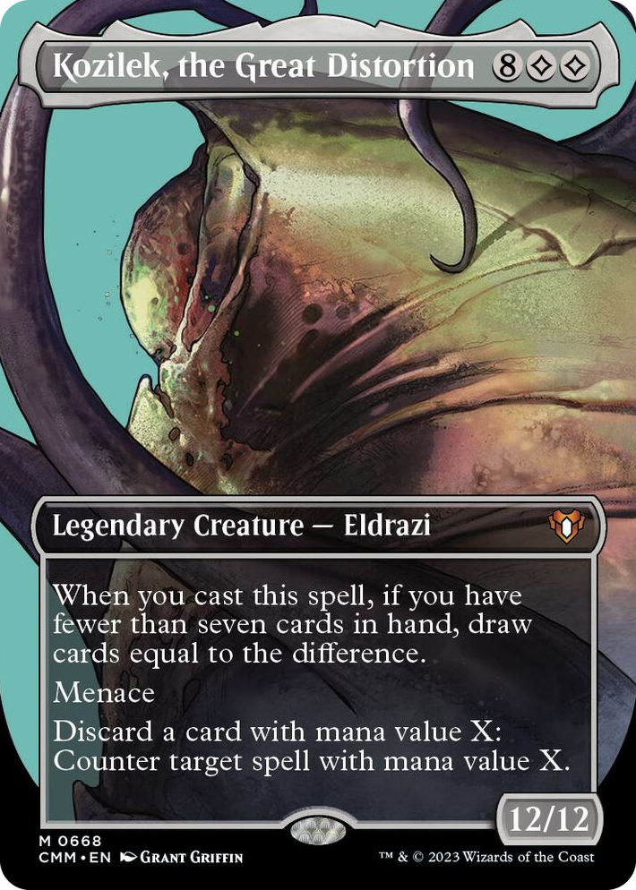 0668 Kozilek, the Great Distortion (Borderless) M Commander Masters