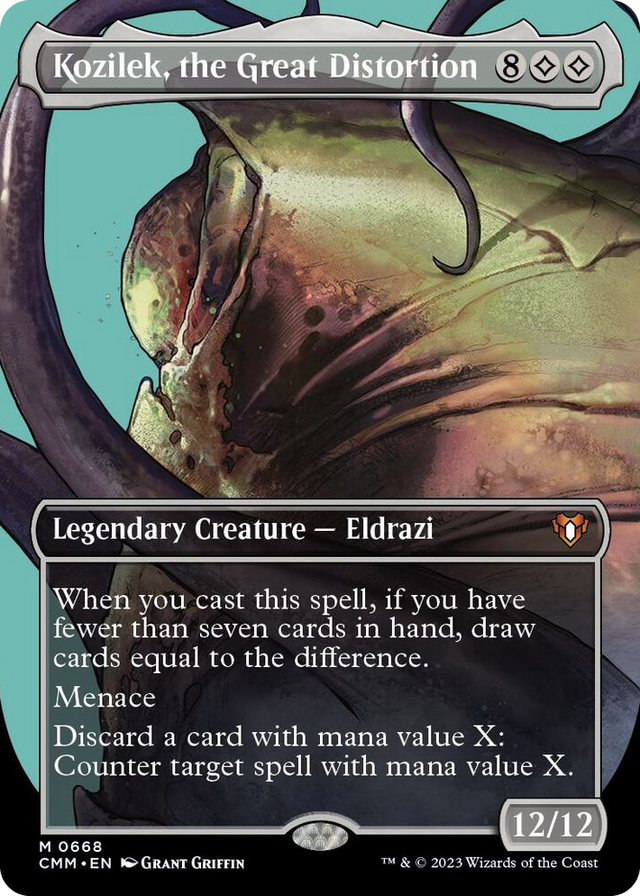 0668 Kozilek, the Great Distortion (Borderless) M Commander Masters