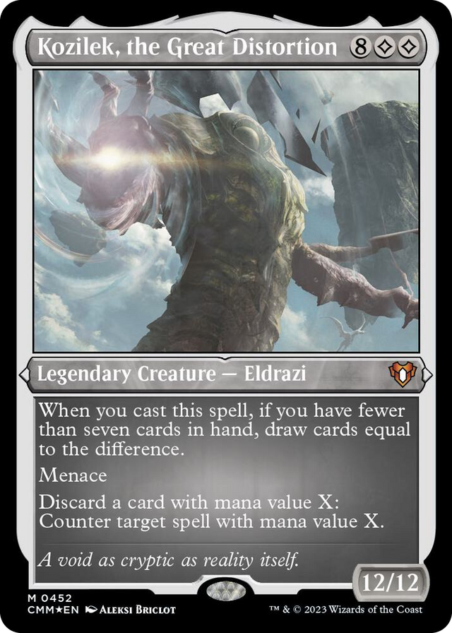 0452 Kozilek, the Great Distortion (Foil Etched) M Commander Masters