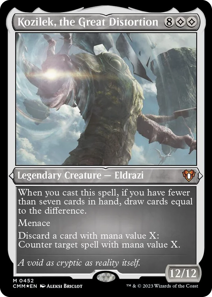 0452 Kozilek, the Great Distortion (Foil Etched) M Commander Masters