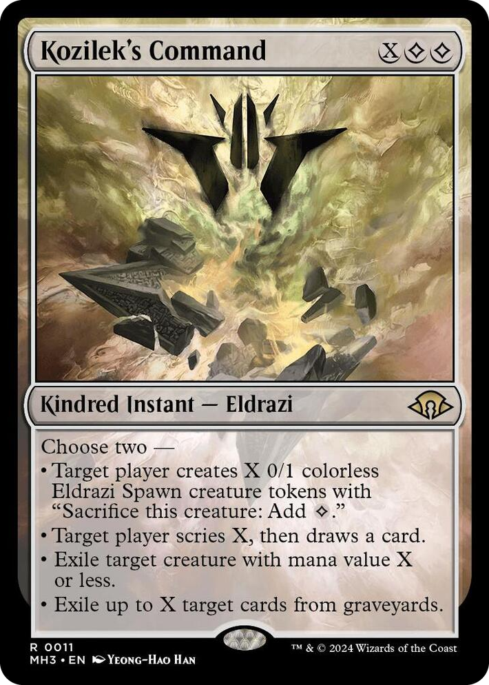 0011 Kozilek's Command R Modern Horizons 3