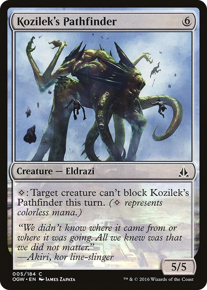 Kozilek's Pathfinder #5 C - Oath of the Gatewatch Pokemon card