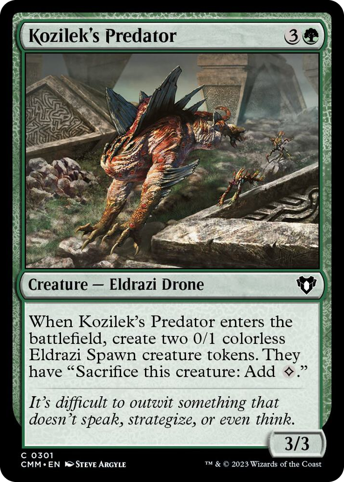 0301 Kozilek's Predator C Commander Masters