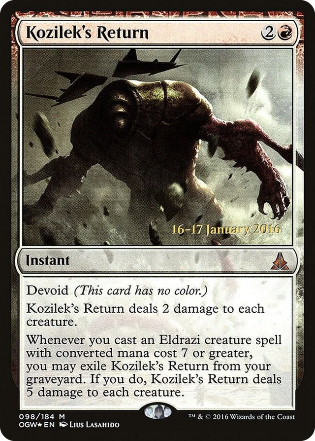 0098 Kozilek's Return M Prerelease Cards