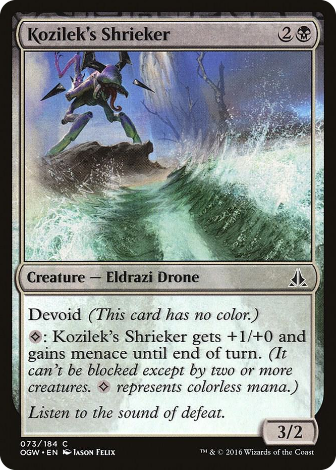 0073 Kozilek's Shrieker C Oath of the Gatewatch