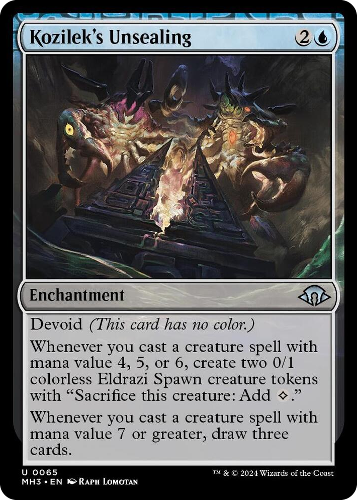 0065 Kozilek's Unsealing U Modern Horizons 3