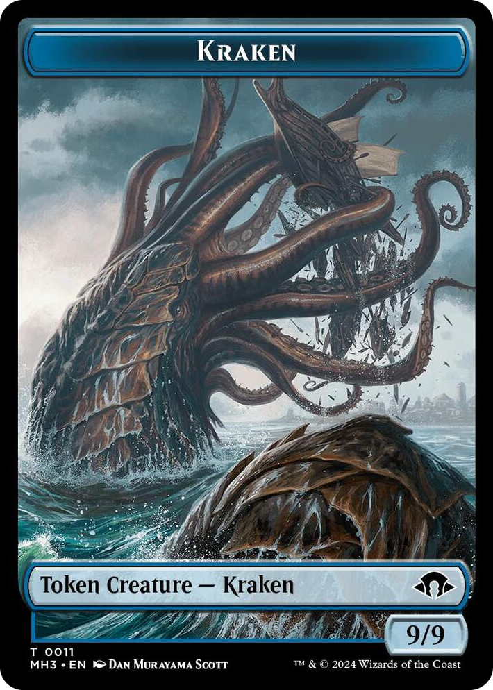 0011 Kraken // Energy Reserve Double-Sided Token T Modern Horizons 3