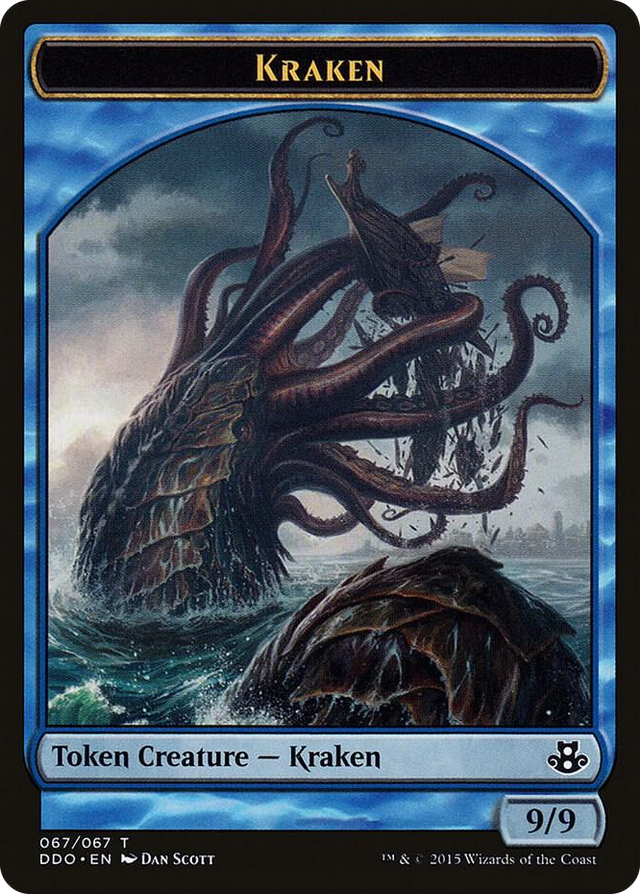 0067 Kraken Token T Duel Decks: Elspeth vs. Kiora