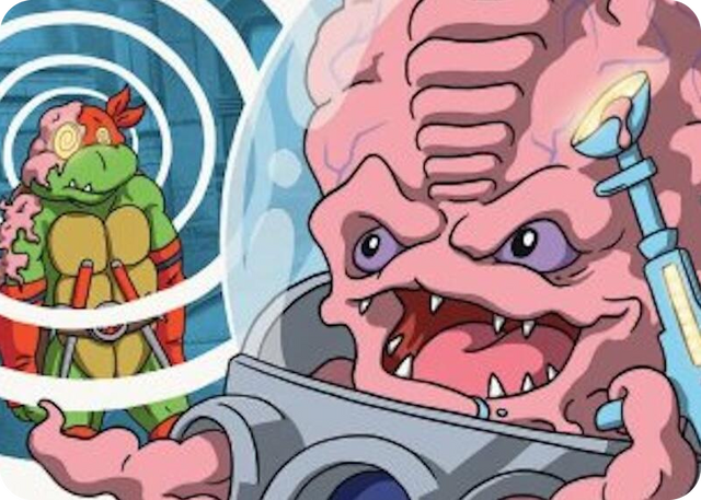 0025 Krang, Master Mind Art Card (25/54) S Art Series: Teenage Mutant Ninja Turtles